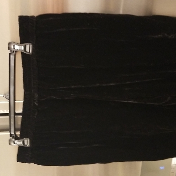 💕ELIE TAHARI💕 The Veronica Velvet Wide-Leg Pants ~ Noir Black Large L NWT - Picture 14 of 16